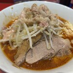 ラーメン二郎 - ミニSKフル　にんにく少し　あぶら少し