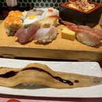 ふらり寿司 - 上四季握りランチ