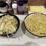 所沢 大勝軒 - もり野菜　並　1070円　担々60円