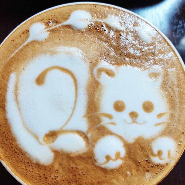 latte art cafe Crema