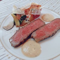 RISTORANTE OZIO - 松阪牛ロースのアッロスト　ピリ辛カルボナーラ仕立て