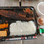 鯖の助 - 鯖弁当・炙りタラコ・味噌汁