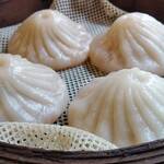 九寨溝 - テーブルサービスの小籠包