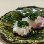 すし宮川 - 鯛の白子巻き