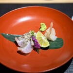 天冨來 ゆきむら - タチウオとアオリイカ。