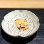 天冨來 ゆきむら - 大根の葉を漬物に。