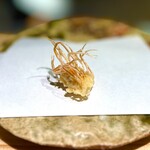 天冨來 ゆきむら - 車海老の頭。