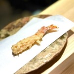 天冨來 ゆきむら - 車海老。