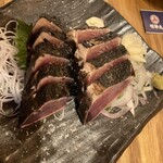 藁焼き鰹たたき 明神丸 - 