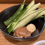 もつやきはる - 青唐みそきゅうり