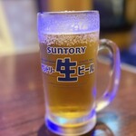親子パンチ居酒屋店 - とりあえず生❗️