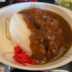 ごはん屋 花りん - 唐揚げカレーハーフ