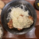 きしから - 料理写真:自家製タルタルソースのチキン南蛮風唐揚げ定食。