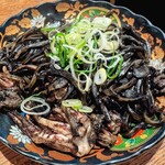 居酒屋燃えた うらめし屋 - イカスミ焼きそば