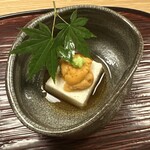 筒井 清寂 - 羅臼　雲丹　とろろ豆腐