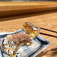 OSAKAきっちん。 東急プラザ渋谷店 - お好み焼き（豚イカ玉）