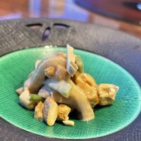日本料理 桃山 - 野菜の胡麻和え??マジ