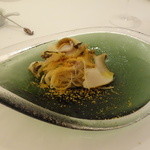 クッチーナ イタリアーナ ガッルーラ - 鮑とからすみの冷製カッペリーニ