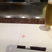 ぷれじでんと千房 オー・エム・ホテル日航ビル店 - きめ細かい泡がBARのビールのような美味しさです。