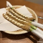 串あげ青田風 - 大きなアスパラ