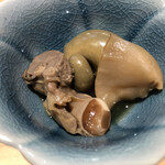 寿司処 海 - つぶ貝、生姜を効かせた煮物