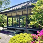 餐廳 翠葉 - 中庭から