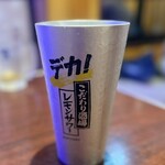 親子パンチ居酒屋店 - メガレモンサワー