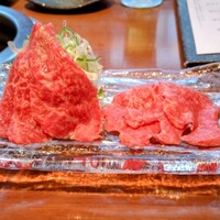 生粋 - ザブトン赤身のお刺身