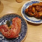 焼肉 カウズ - 和牛中落カルビ＆ぷりぷりホルモン