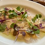 グスタヴォ 人形町店 - 平目のカルパッチョ