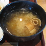 カフェレストラン 樫 - 味噌汁です。