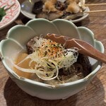 チャコールスタンド青 - 牛すじ大根