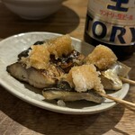 チャコールスタンド青 - とろ鯖おろぽん