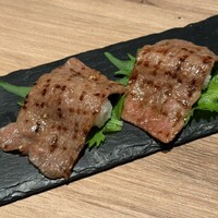 上等焼肉 ひらく - 和牛炙り寿司