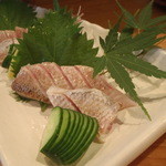 くつろぎ亭ひこべえ  - のどぐろ刺身　980円