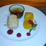 鉄板焼き ひつじの隠れ家 - フレンチトーストもプリンの様