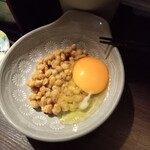 志摩 - 呑水に生卵と納豆