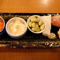 蕎麦おさめ - 前菜5点盛り