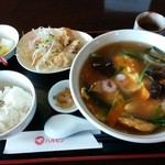 中華料理 ハルピン - 麺定食(天津麺)♪