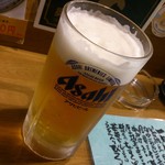 たつも - 生ビール大（￥800）安い！