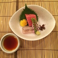 石焼料理 木春堂 - お造り: マグロとタチウオ