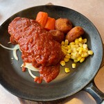 レストラン ケルン - ハンバーグ トマトソース