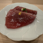 鮨桂太 - 鰹（和がらし/生姜）