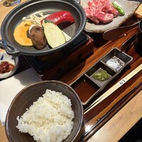 すき焼き 牛しゃぶ 松重 - 