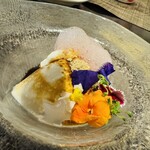 創作四川料理 廣明 - 杏仁豆腐　黒蜜きなこ