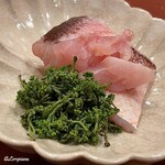 御料理 寺沢 - 喜知次と花山椒