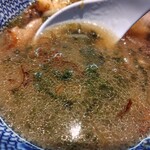 麺家 たけ田 - つけ汁の感じ
