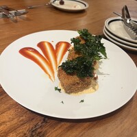 ビストロ ブルーニー - アワビのクリームコロッケ