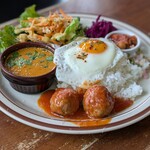 Greenpoint by Bedford Cafe - ミートボールプレート　1,518円