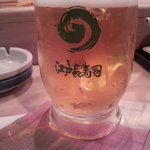 江戸長寿司本店 - 生ビール中二杯目